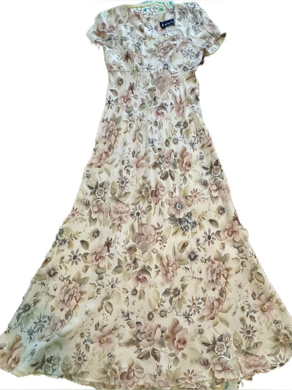 🌹Vintage “All That Jazz” Flowing Floral Long Dress